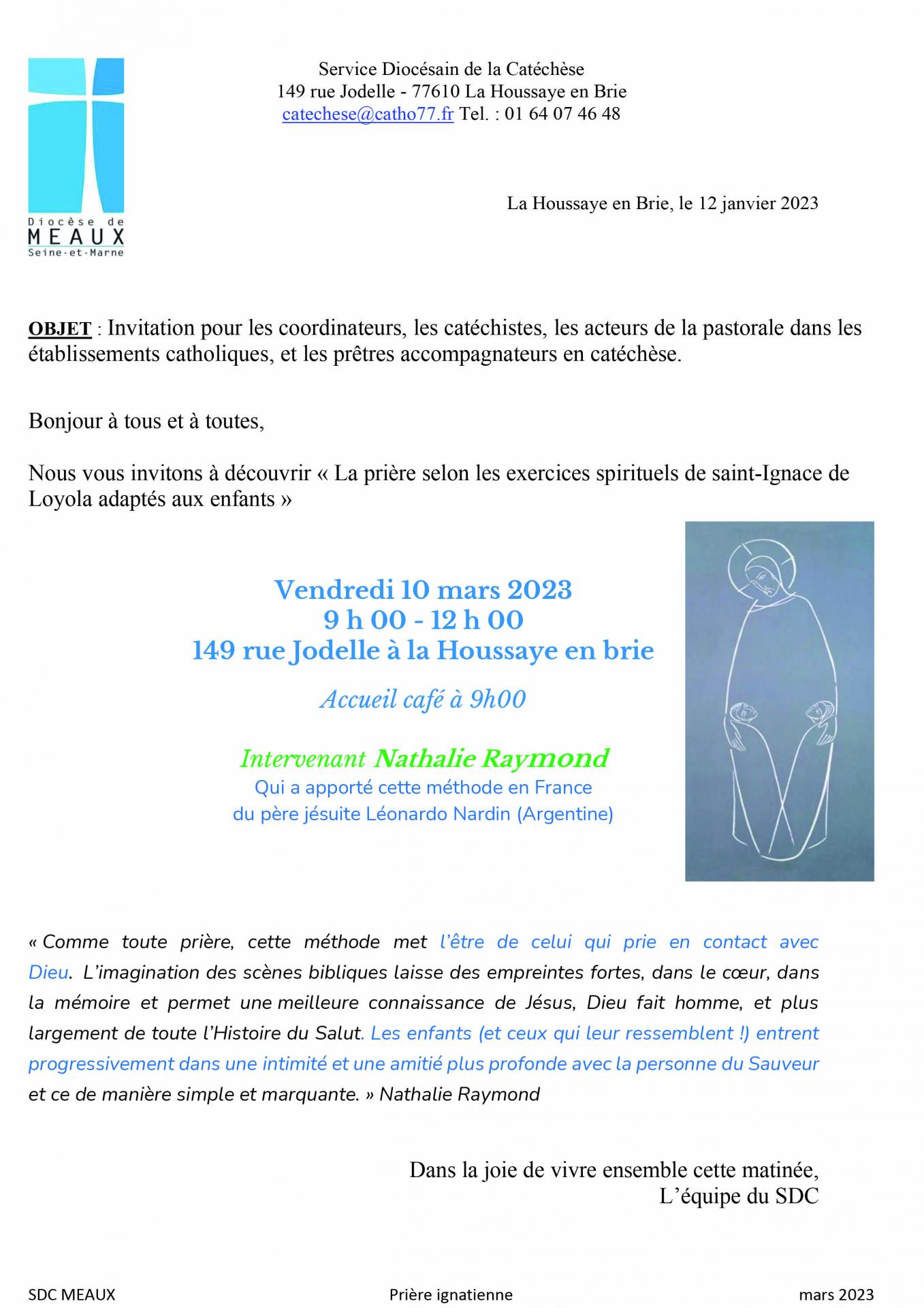 Invitation vendredi 10 mars 2023